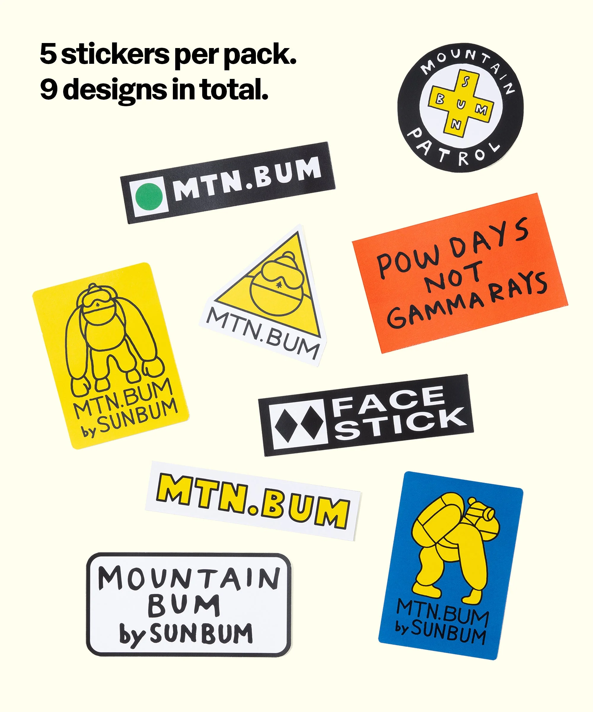 MTN.BUM Mystery Sticker 5 Pack - Image 3