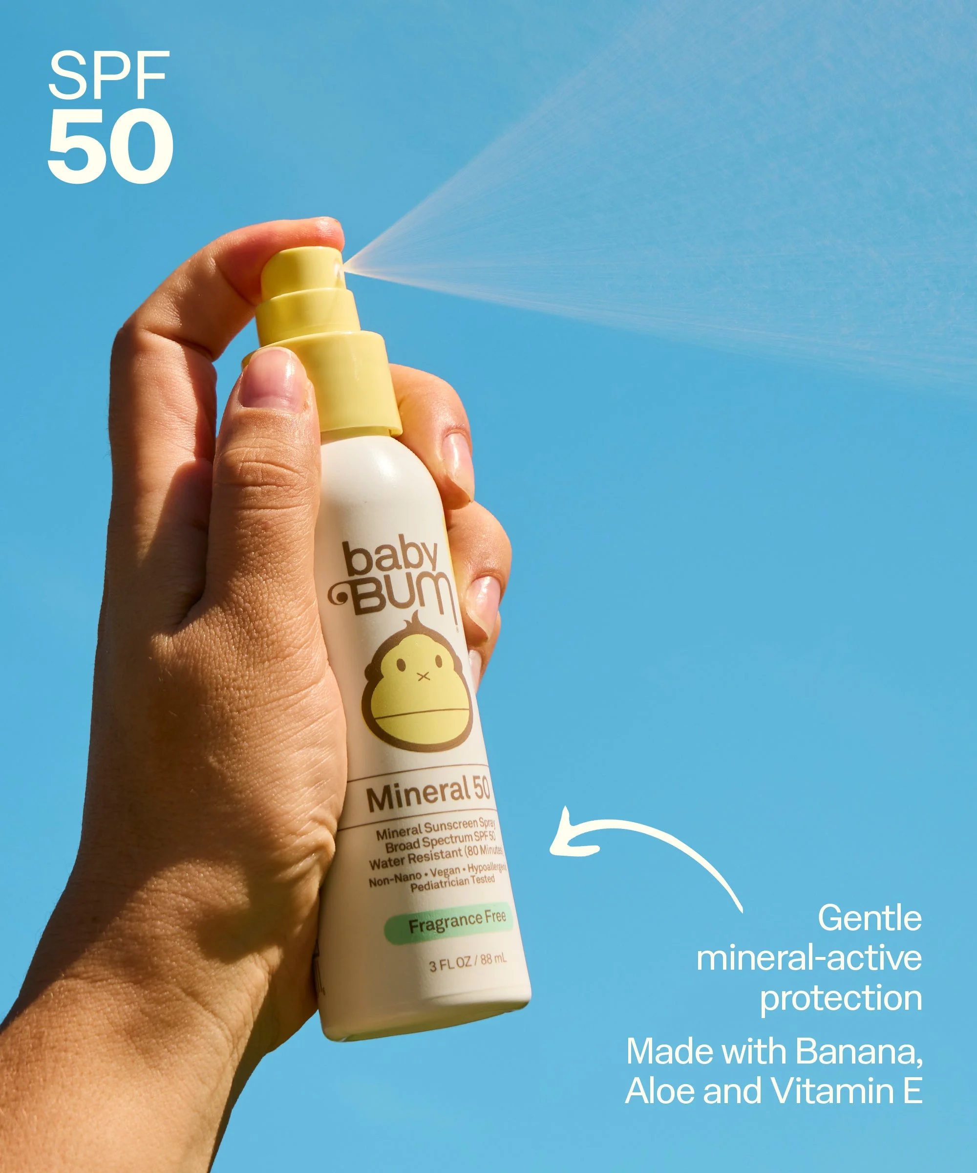 Baby Bum Mineral SPF 50 Sunscreen Spray - Image 3